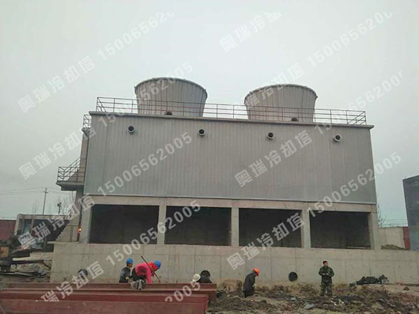 山東恒興化工廠3000噸水輪機(jī)冷卻塔