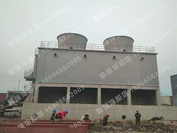 山東恒興化工廠3000噸水輪機(jī)冷卻塔